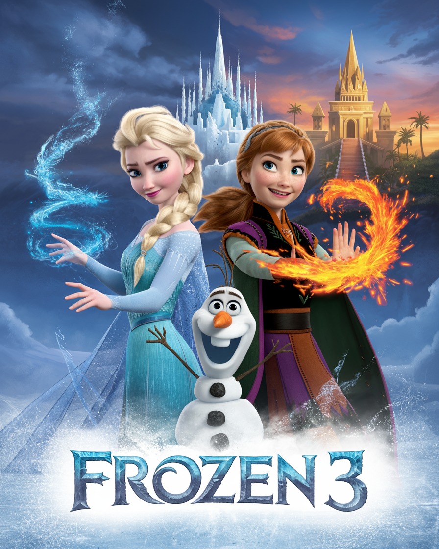Disney - FROZEN III 🗓 Release: 2027 | Starring (Voice): Idina Menzel ...