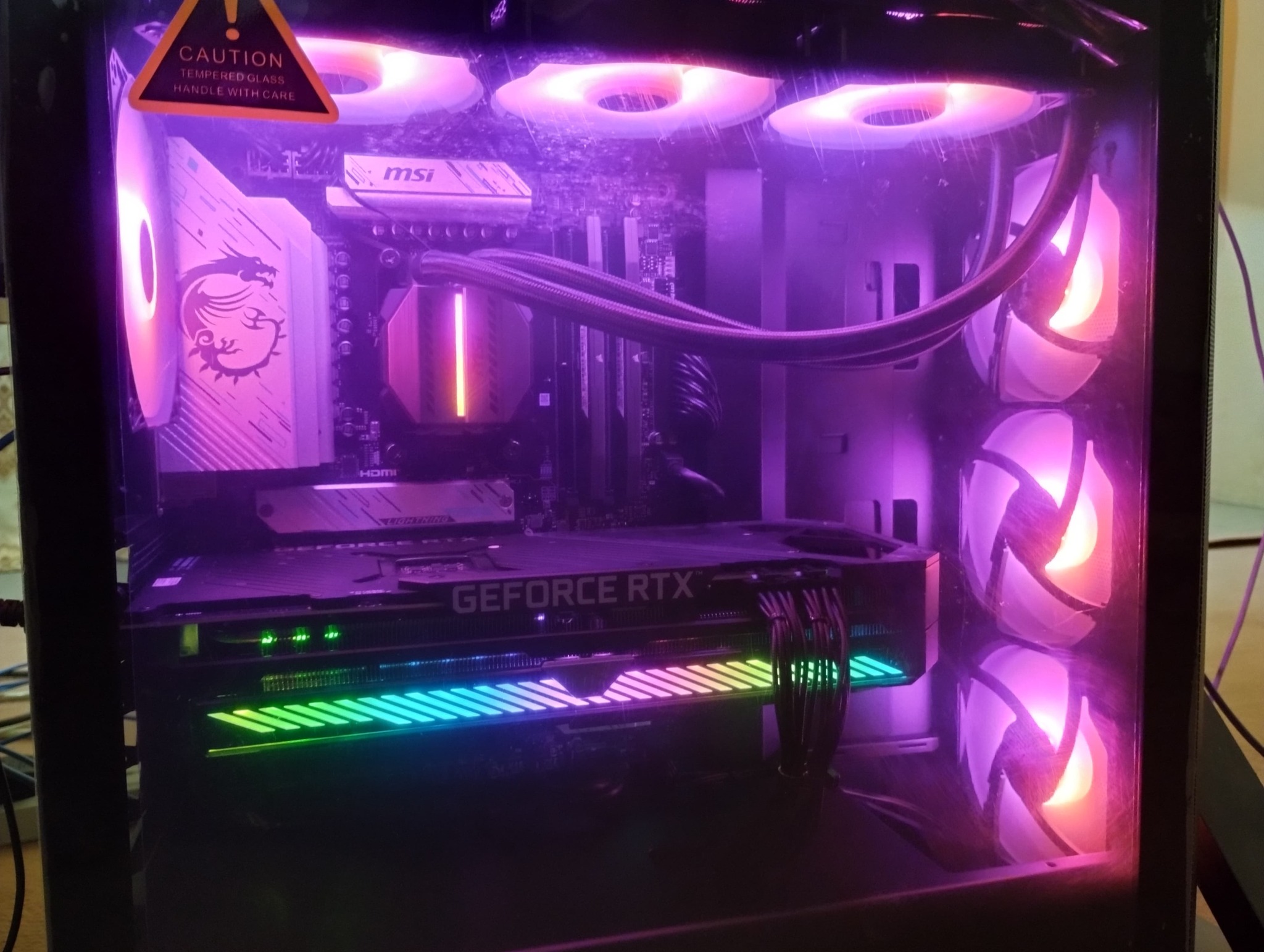 New PC Build with AMD Ryzen 9 9900X and NVIDIA GeForce RTX 3060 Ti