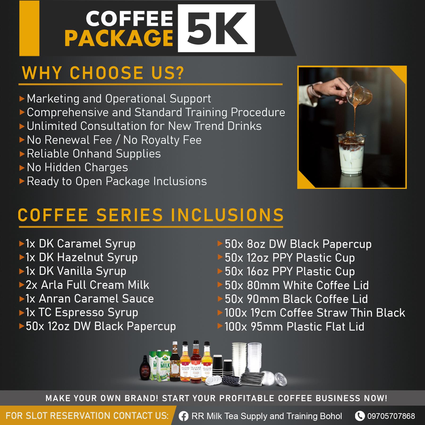 RR Milk Tea Supply & Training Bohol | Tagbilaran City