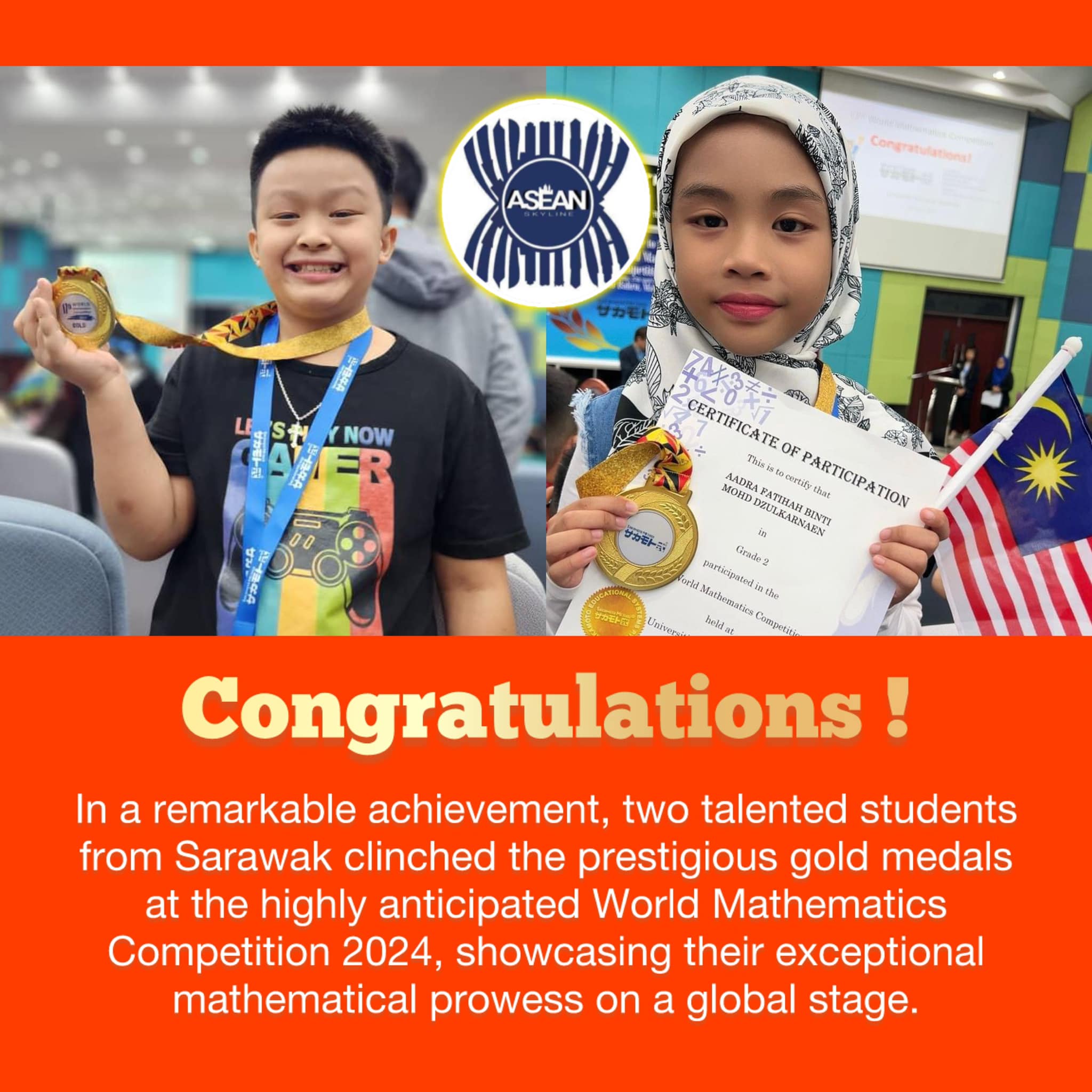 ASEAN - Congratulations! 🇲🇾🥇🧮 In a remarkable achievement, two ...