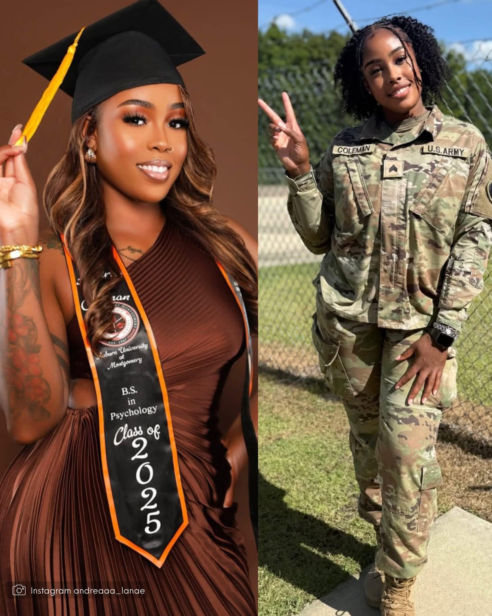 Omg,That's - CONGRATULATIONS! 🎉 To Andrea Coleman who is now US Army ...