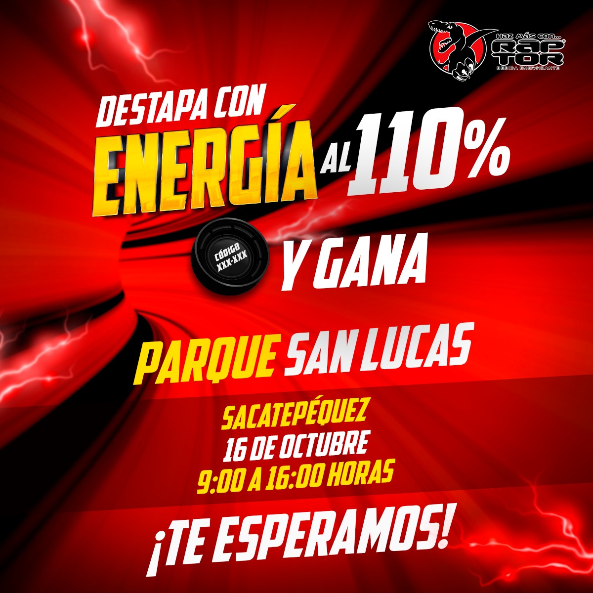 Raptor - ¡Destapa tu energía al 110% con Raptor y gana... | Facebook