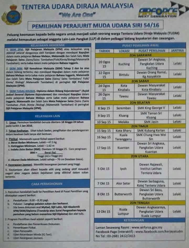 Advance Technology Training Centre Adtec Shah Alam Anda Pemegang Skm Tahap 2 San Keatas Anda Berminat Untuk Berkhidmat Untuk Negara Sertailah Parajurit Muda Udara Tudm Maklumat Lanjut Sila Layari Laman