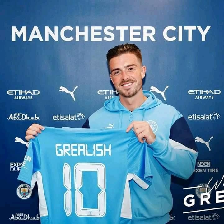 Official Jack Grealish will be wearing jersey number 10 at
