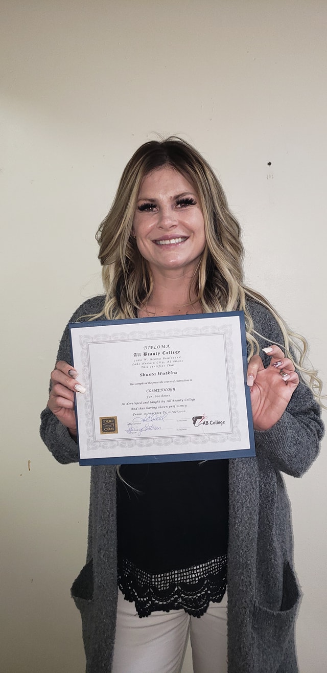 Congratulations to Shasta... - All Beauty College LLC LHC | Facebook