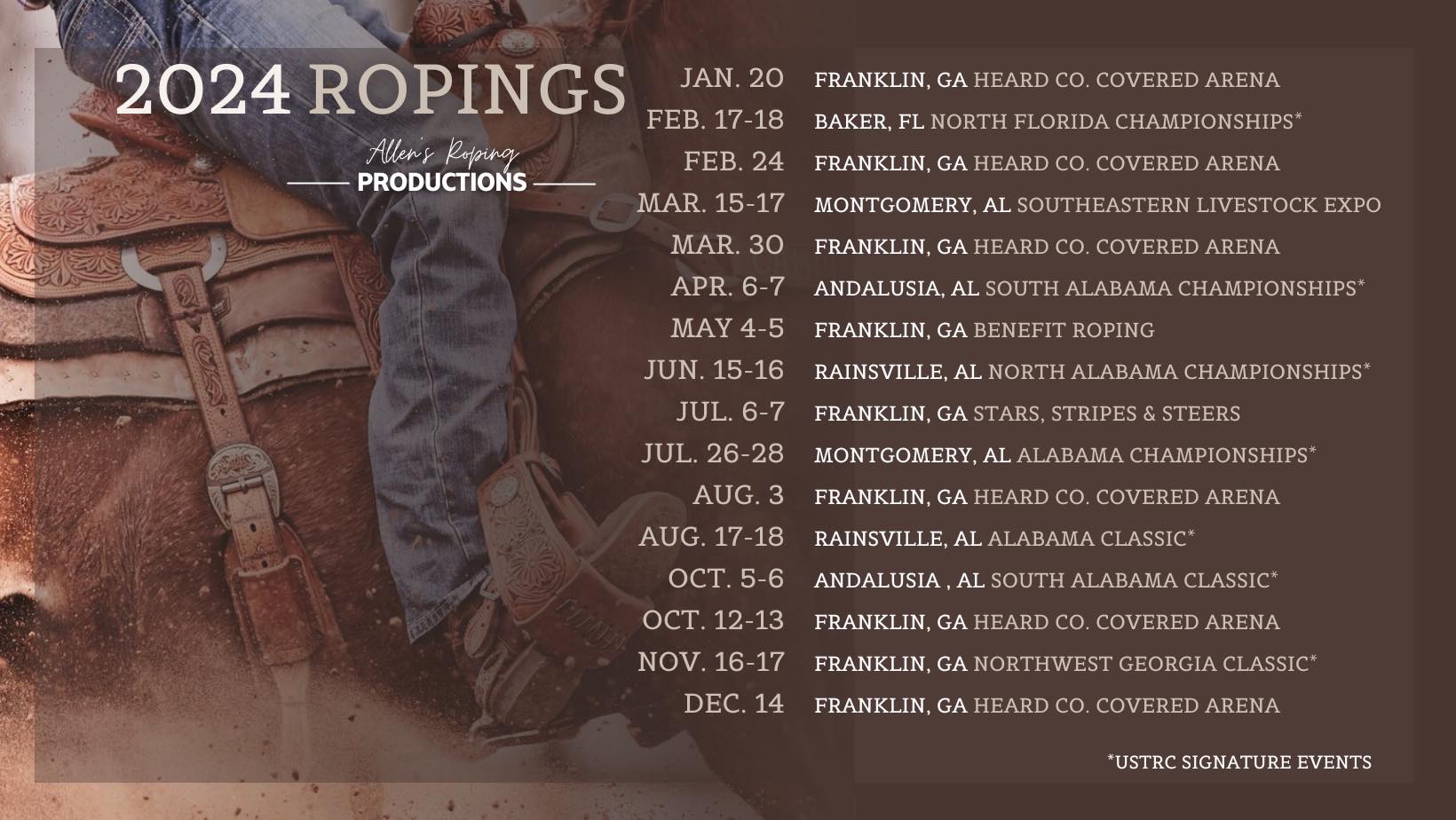 Allen's Roping Productions... - Allen's Roping Productions