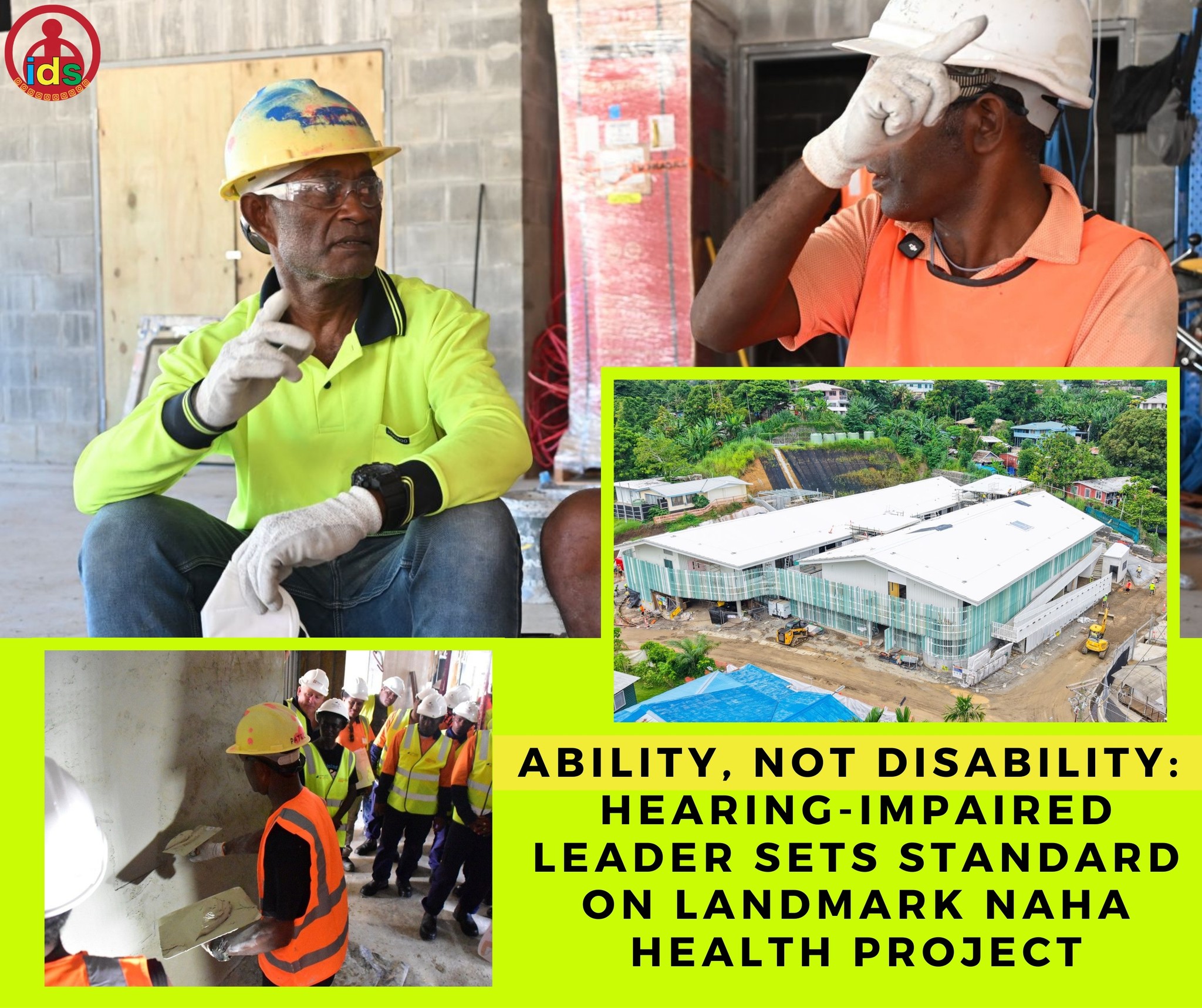 In-depth - Patrick Sali, a hearing-impaired local plasterer, is leading ...