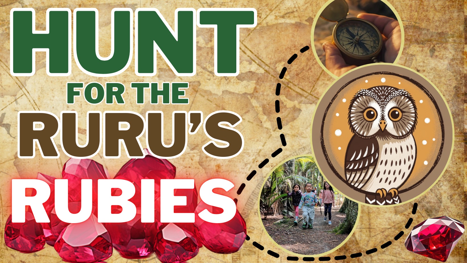 Sanders Reserve Hunt For The Ruru’s Rubies