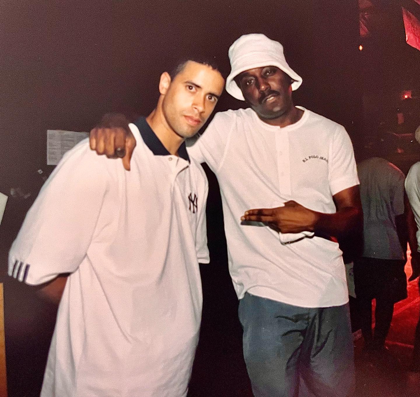 Greatness in the flesh!! @officialbigdaddykane @teacha_krsone