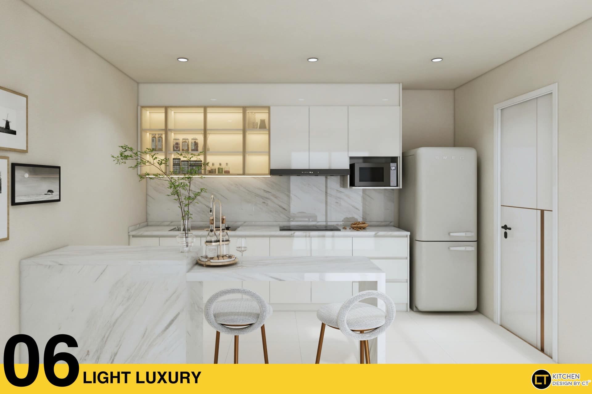 Kitchen - Light Luxury ครัวที่โดดเด่นด้านความเรียบหรูดูผู้ดี ด้วยดีไซน์ ...