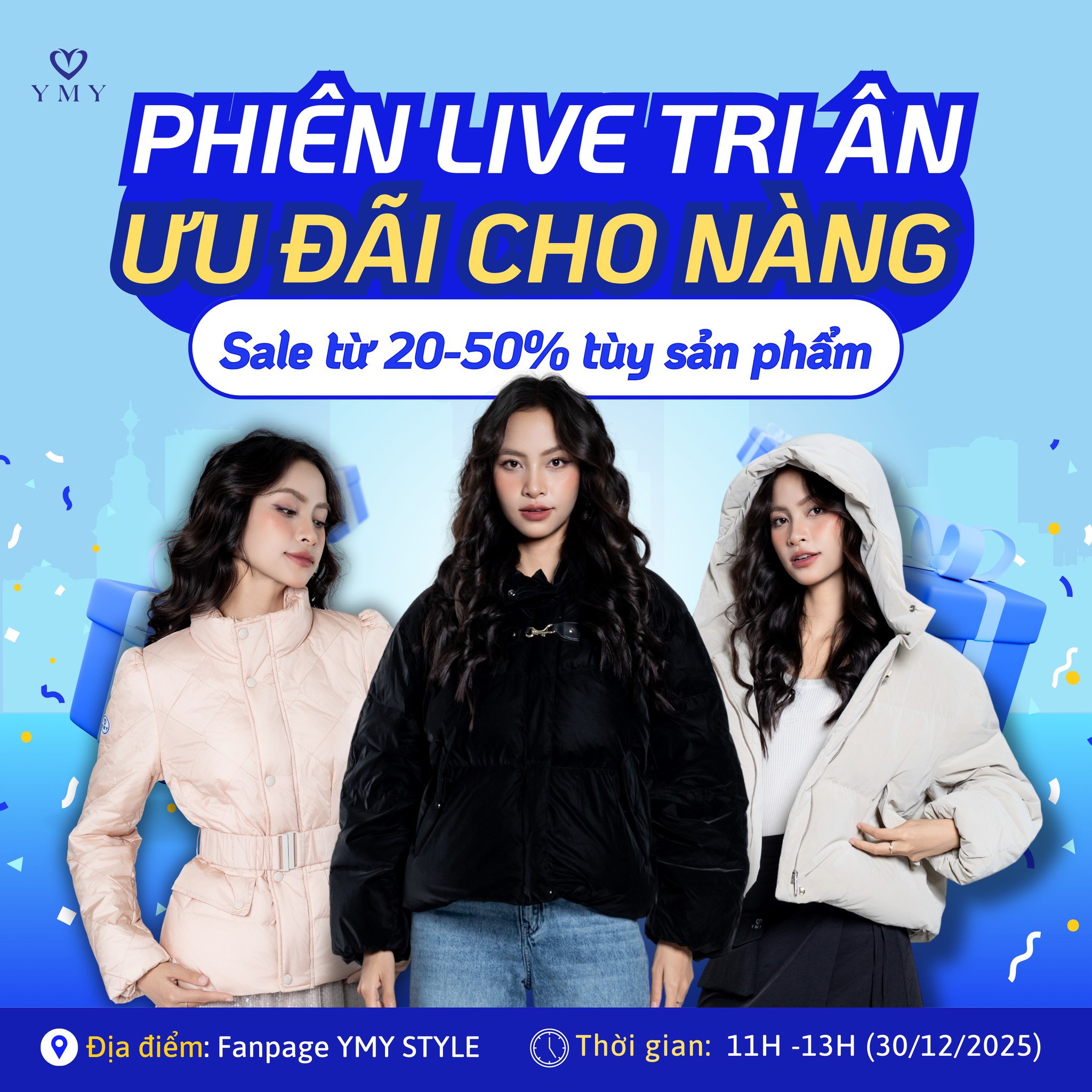YMY STYLE - |THÔNG BÁO| PHIÊN LIVE TRI ÂN NGÀY 30/12 Có... | Facebook