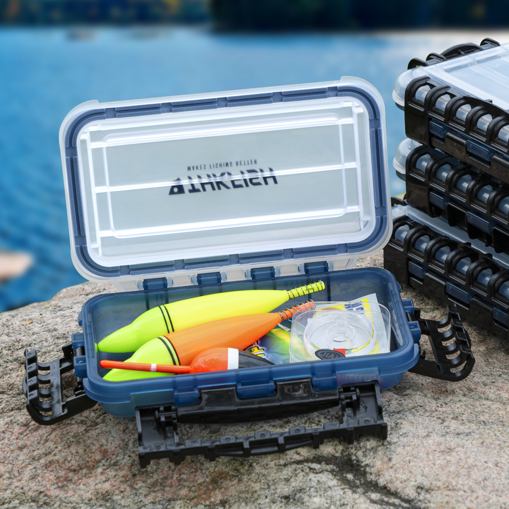 THKFISH Waterproof Fishing Backpack - IPX8 Fully Waterproof Sling Pack With Rod Holders For Fly Fishing & Kayaking