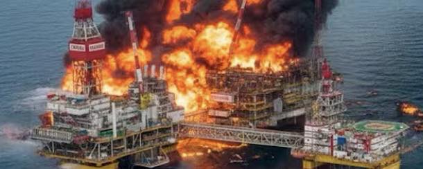 War - Breaking: Ukrainian drones have hit third Russian oil rig in ...