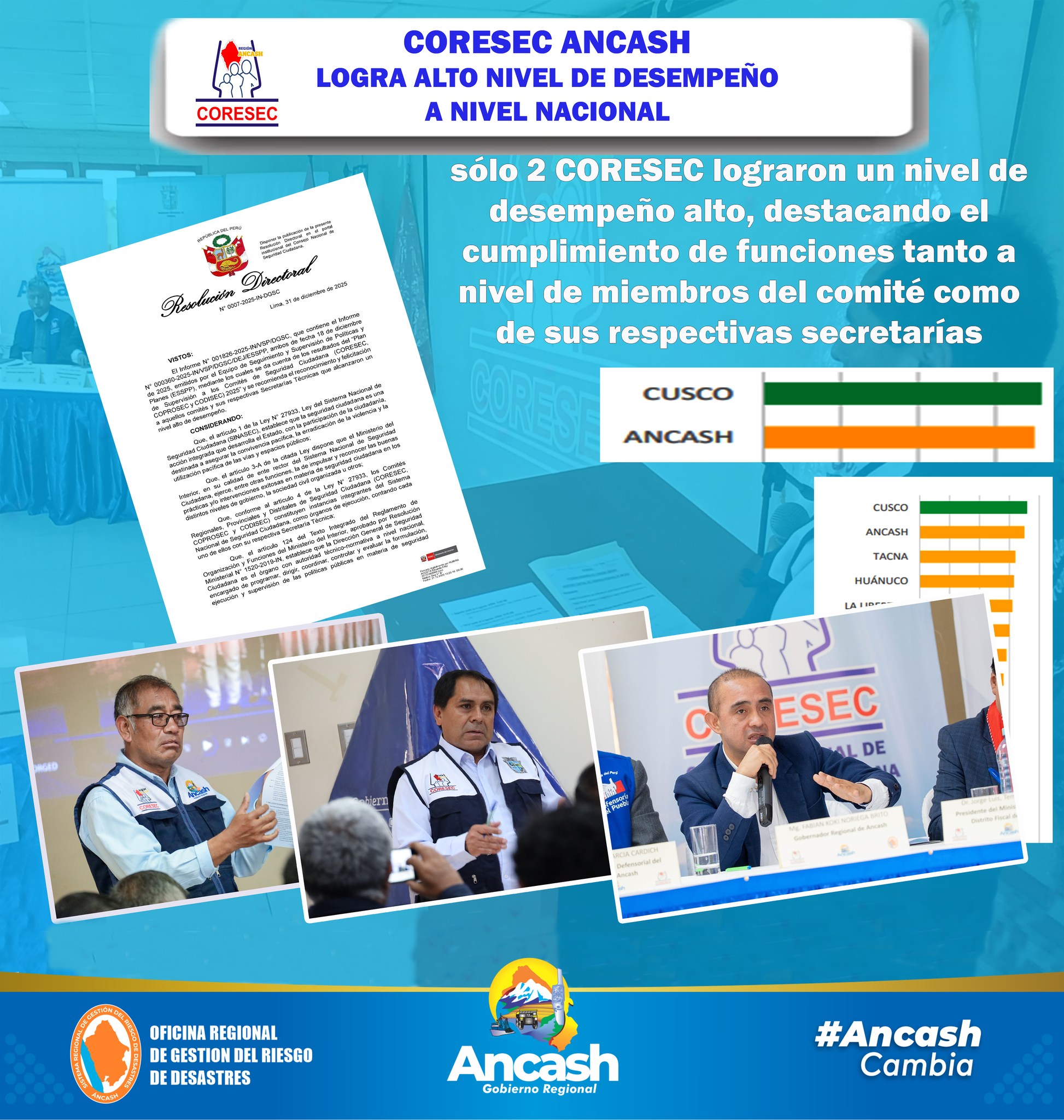 Comité Regional de Seguridad Ciudadana | Huaras