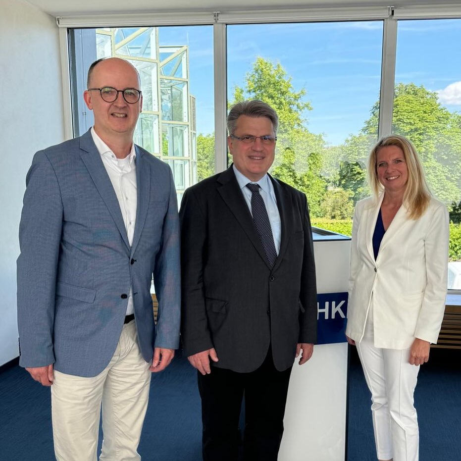 Guter Austausch mit der IHK-Präsidentin Dr. Heike Wenzel und Hauptgeschäftsführer Dr. Andreas Freundt zur strukturellen Wirtschaftsentwicklung der Region Aschaffenburg. Eine starke Wirtschaft mit star