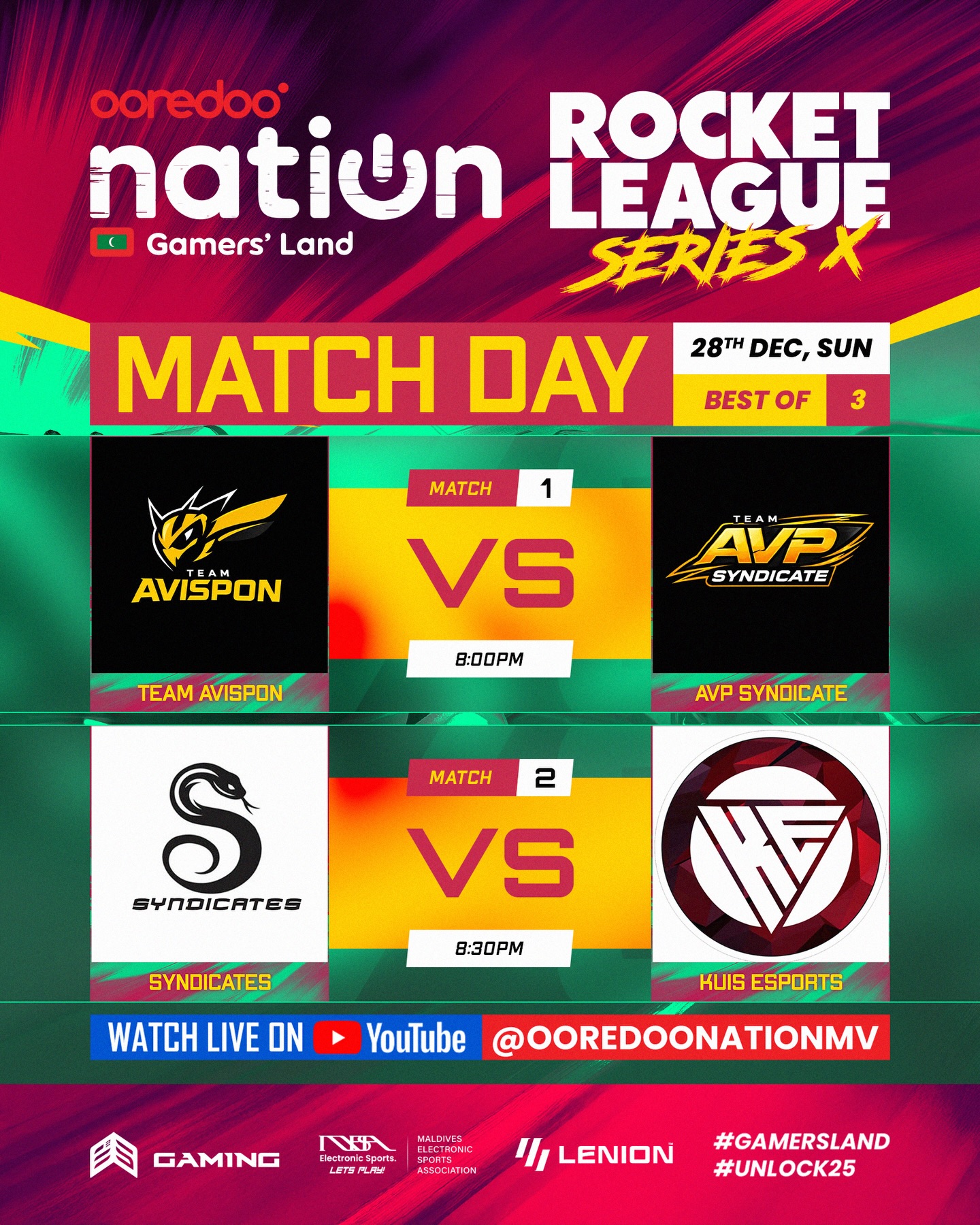 🚗💥 Rocket League Series X – Match Day... - Ooredoo Nation MV | Facebook