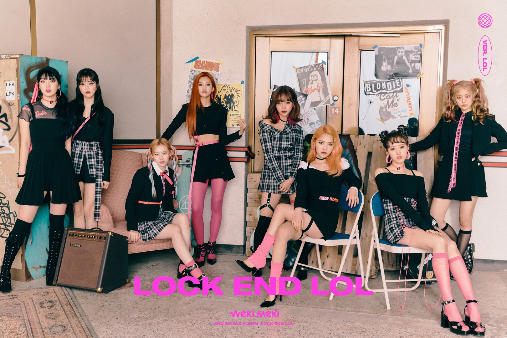 WEKI MEKI 2ND SINGLE ALBUM [LOCK END LOL] 