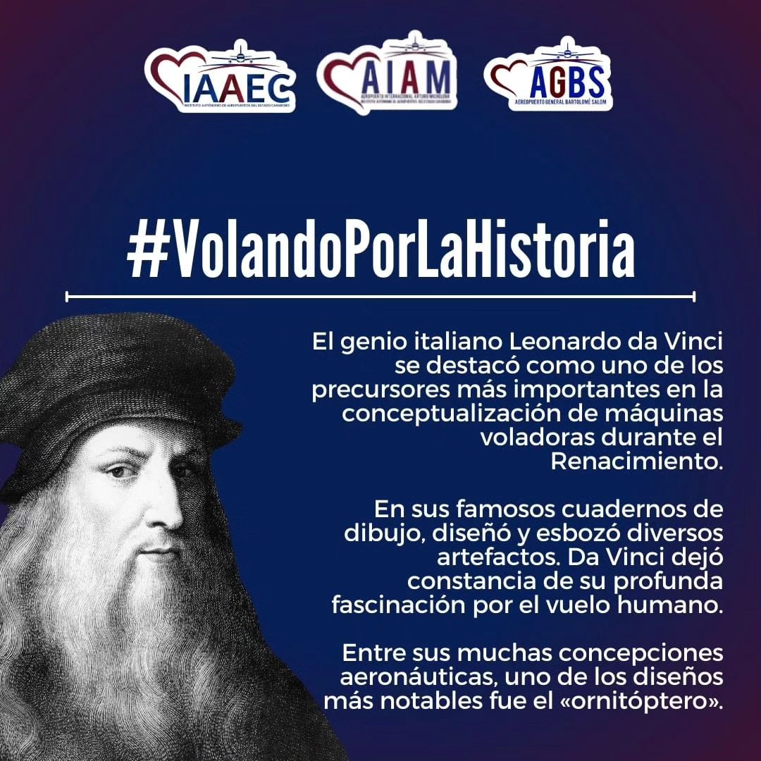 El genio italiano Leonardo da... - Bartolomé Salom Airport