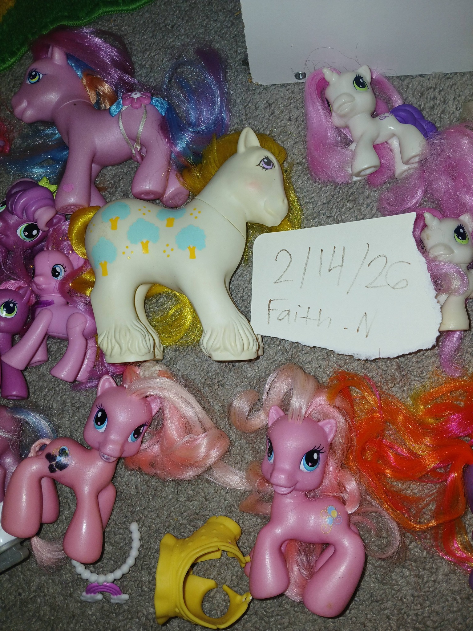 Lot De 2 élastiques à Cheveux My Little Pony - Multicolores Roses - Résistants à L'eau