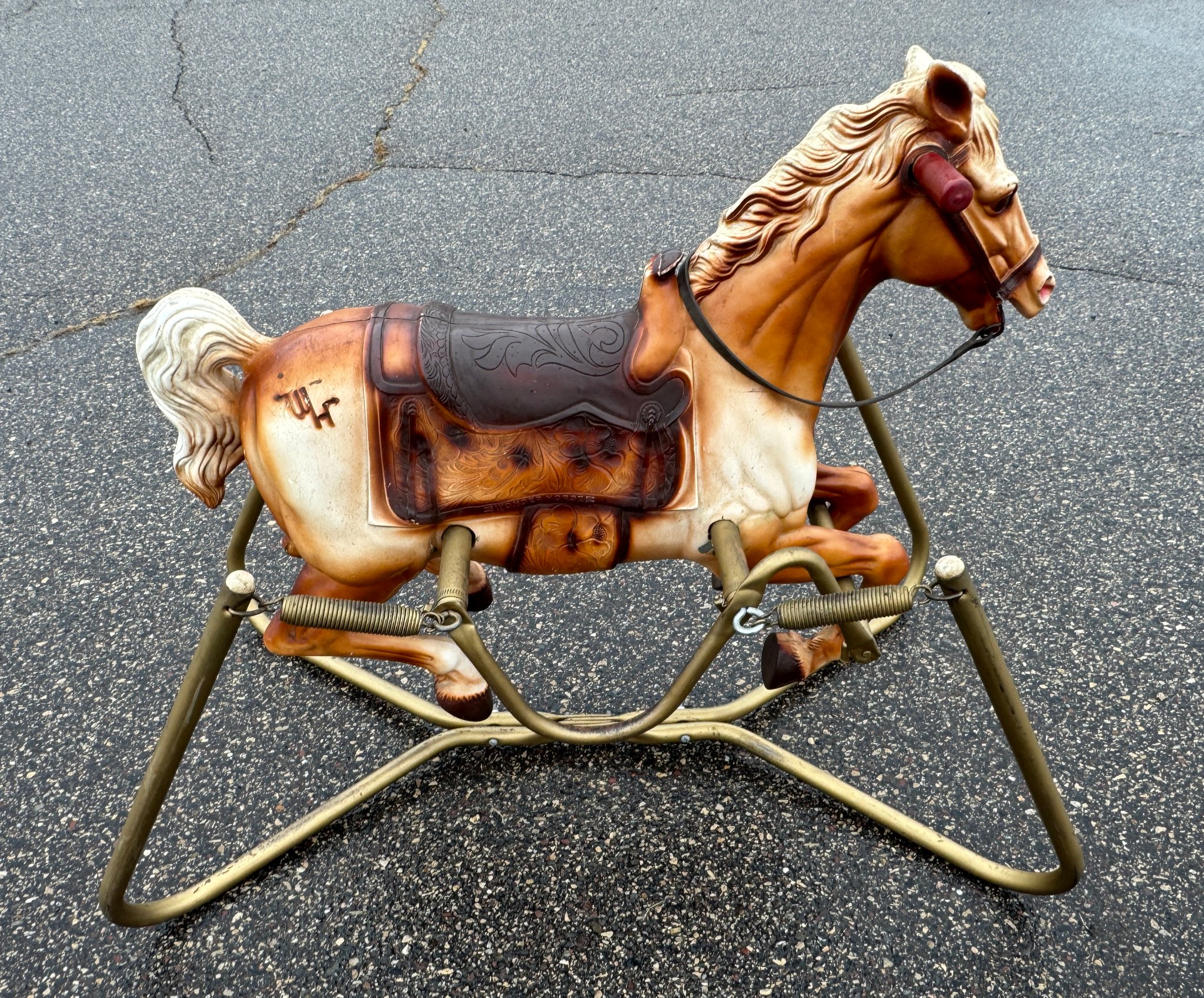 Antiques and Collectibles Market | Vintage Wonder Horse Spring Rocking ...