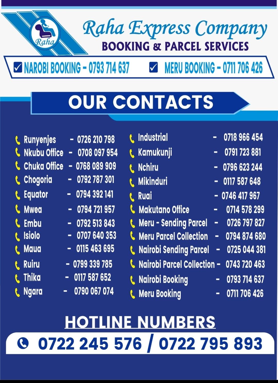 RAHA Express LTD | Nairobi