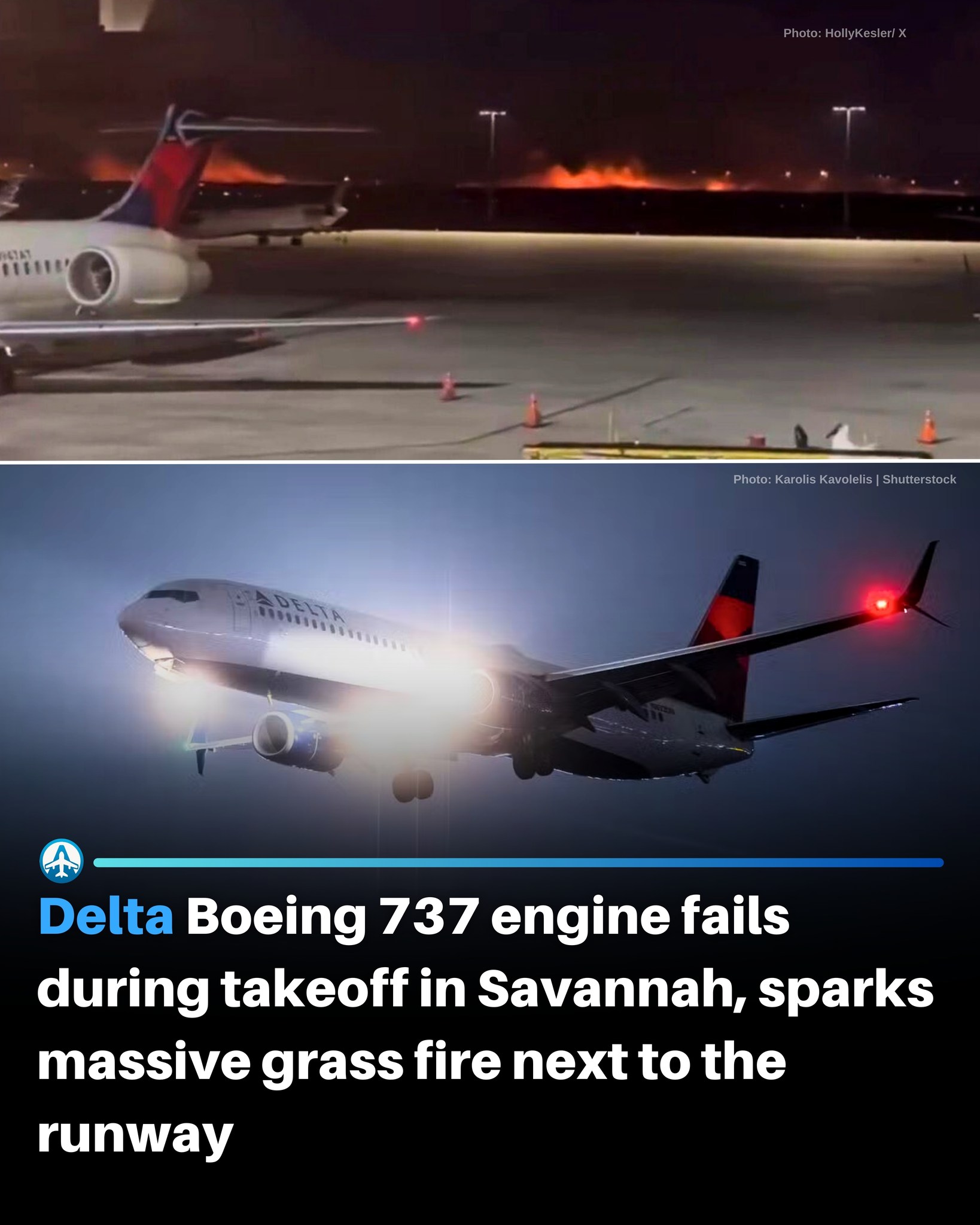 AviationCircle - BREAKING: A Delta Air Lines Boeing 737-900 suffered an ...