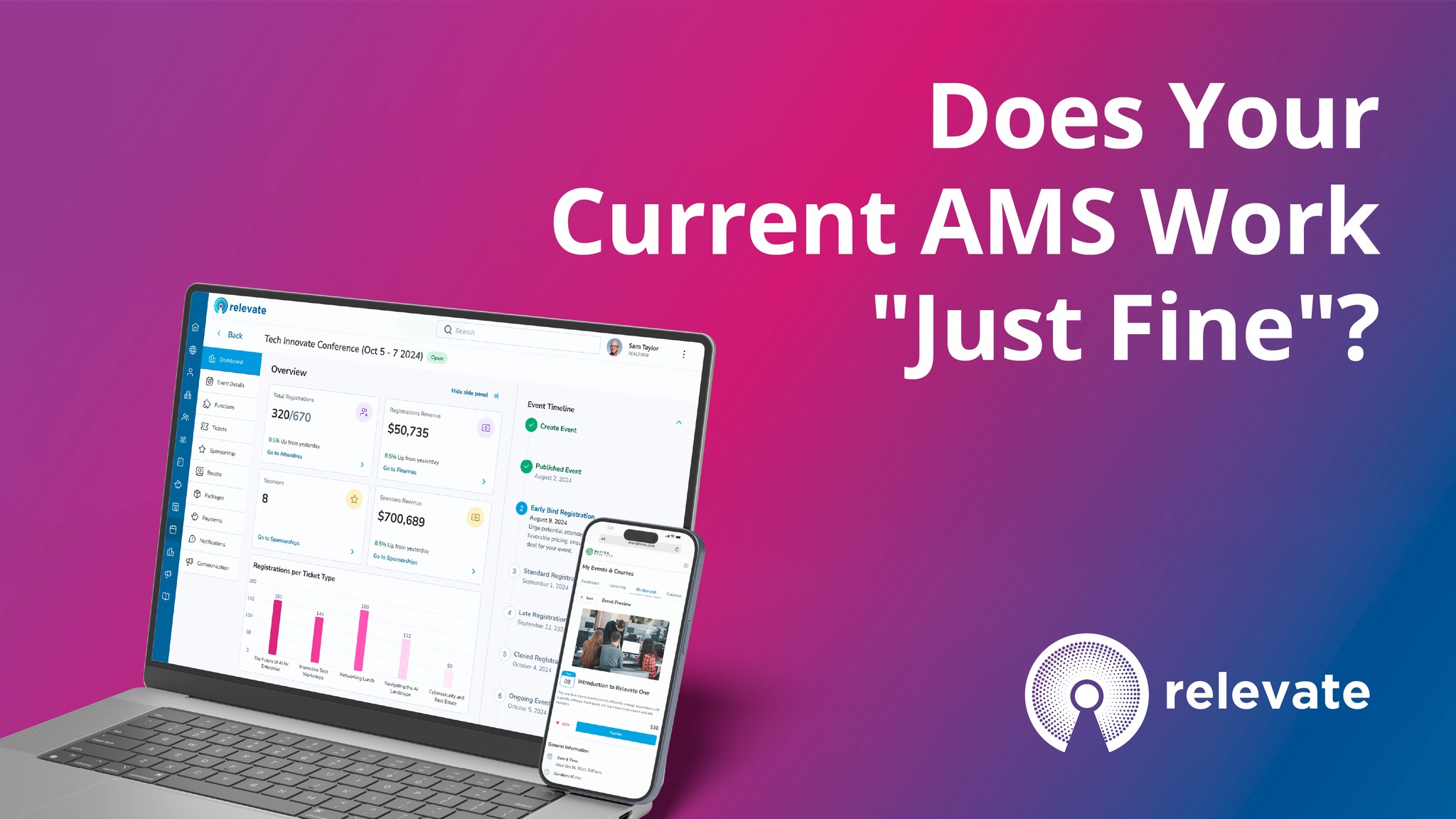 Relevate - “Our current AMS works fine.” Does it, though? Or does it ...