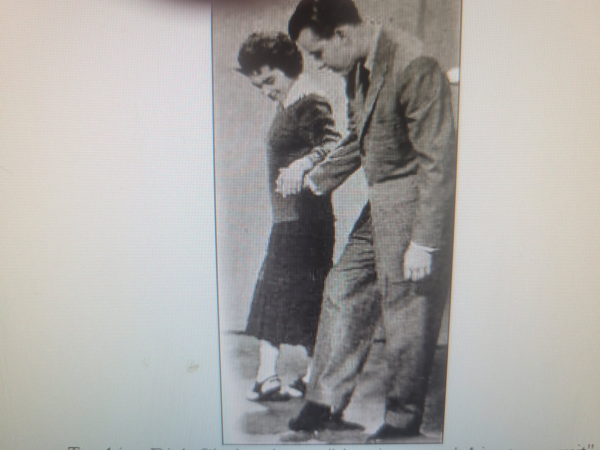 Arlene Sullivan teaching Dick Clark how to do the Stroll