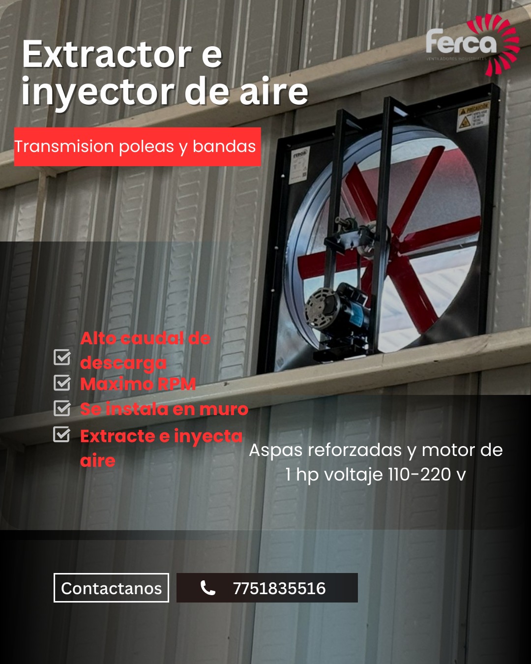 Ventiladores Industriales Ferca | Apan