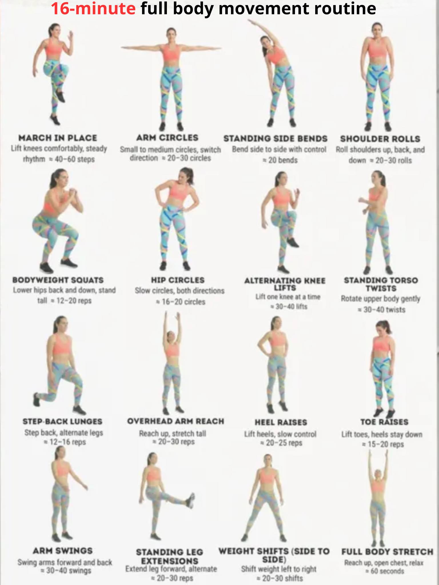 GreenThumb - 16-Minute Full-Body Movement Routine You Can Do Anywhere 🏃 ...