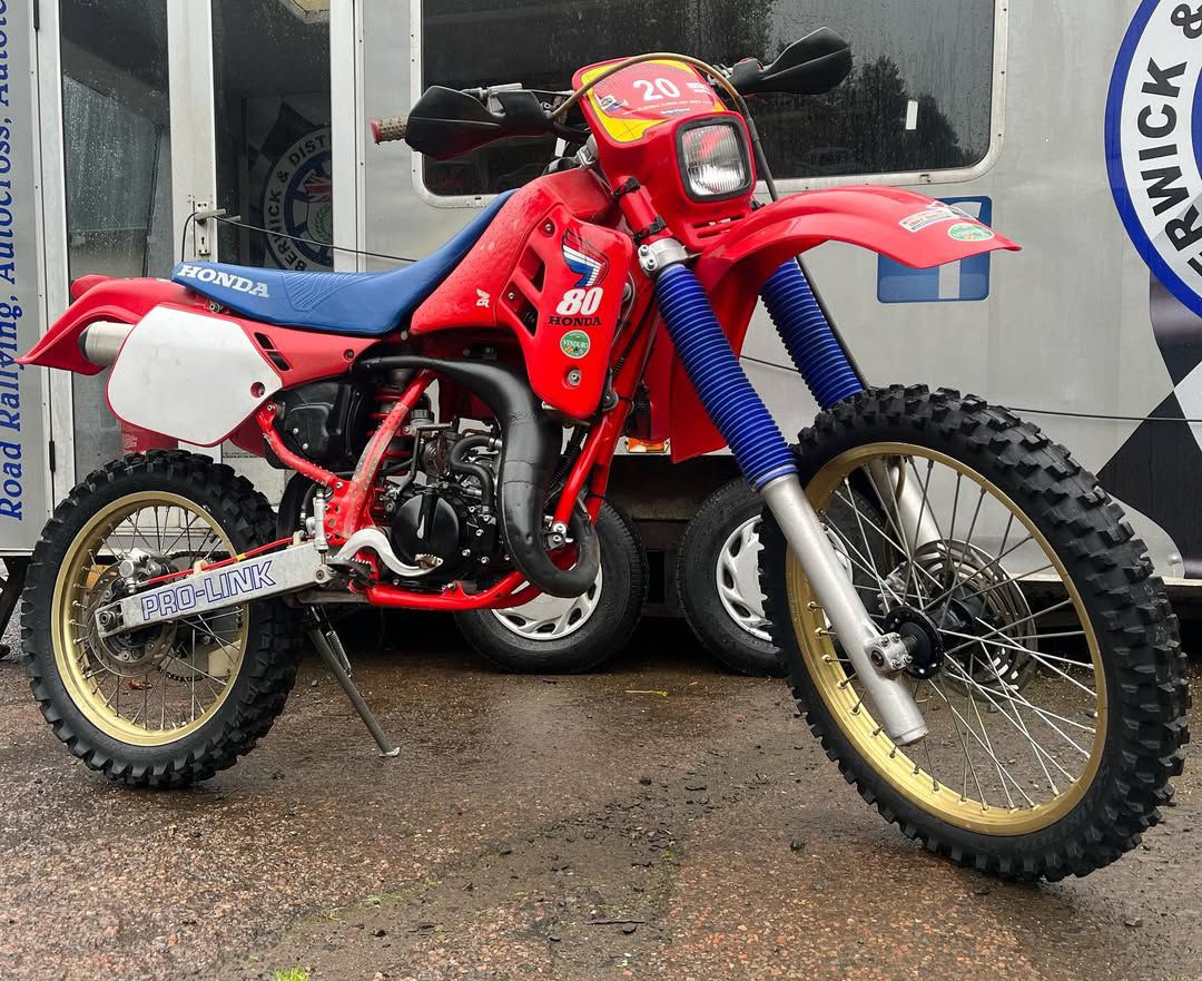 Check out this blast from the past: a 1984 Honda CR80 Motocross