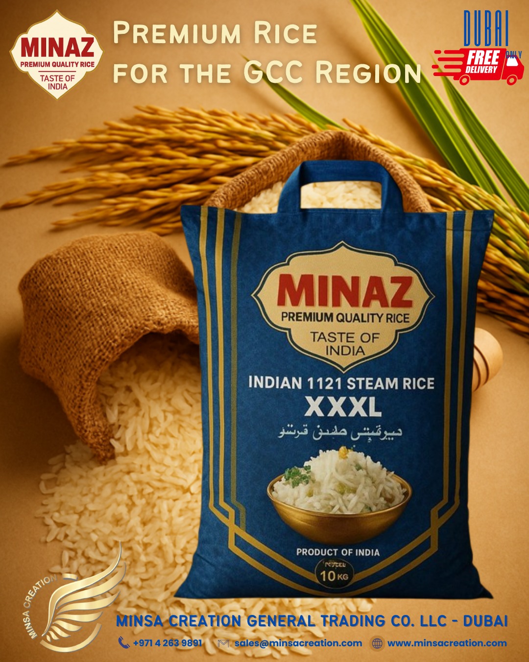 Minsa - Minaz Premium Rice – Free Delivery Across Dubai! 🍚 Get your ...