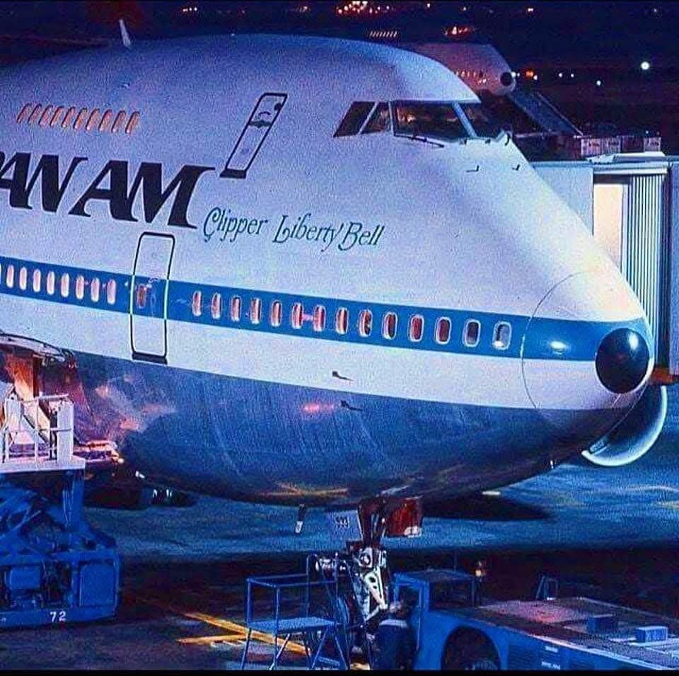 Pan Am Boeing 747 Clipper White Wing at Tokyo airport