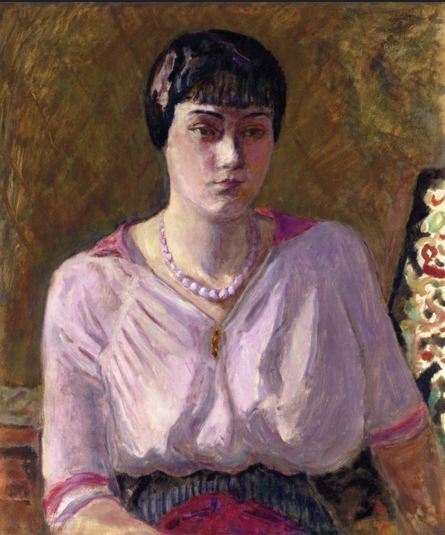 Pierre Bonnard's portrait of Mademoiselle Renee Terrasse