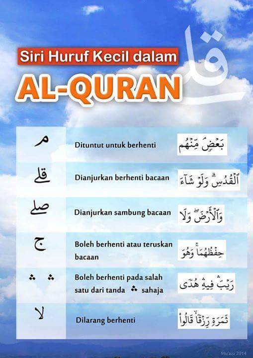 Tanda Bacaan Al Quran Dalam Quran Resan Uthmani Kelas Pengajian Al Quran Iqra Fardu Ain Dan Bahasa Arab Facebook
