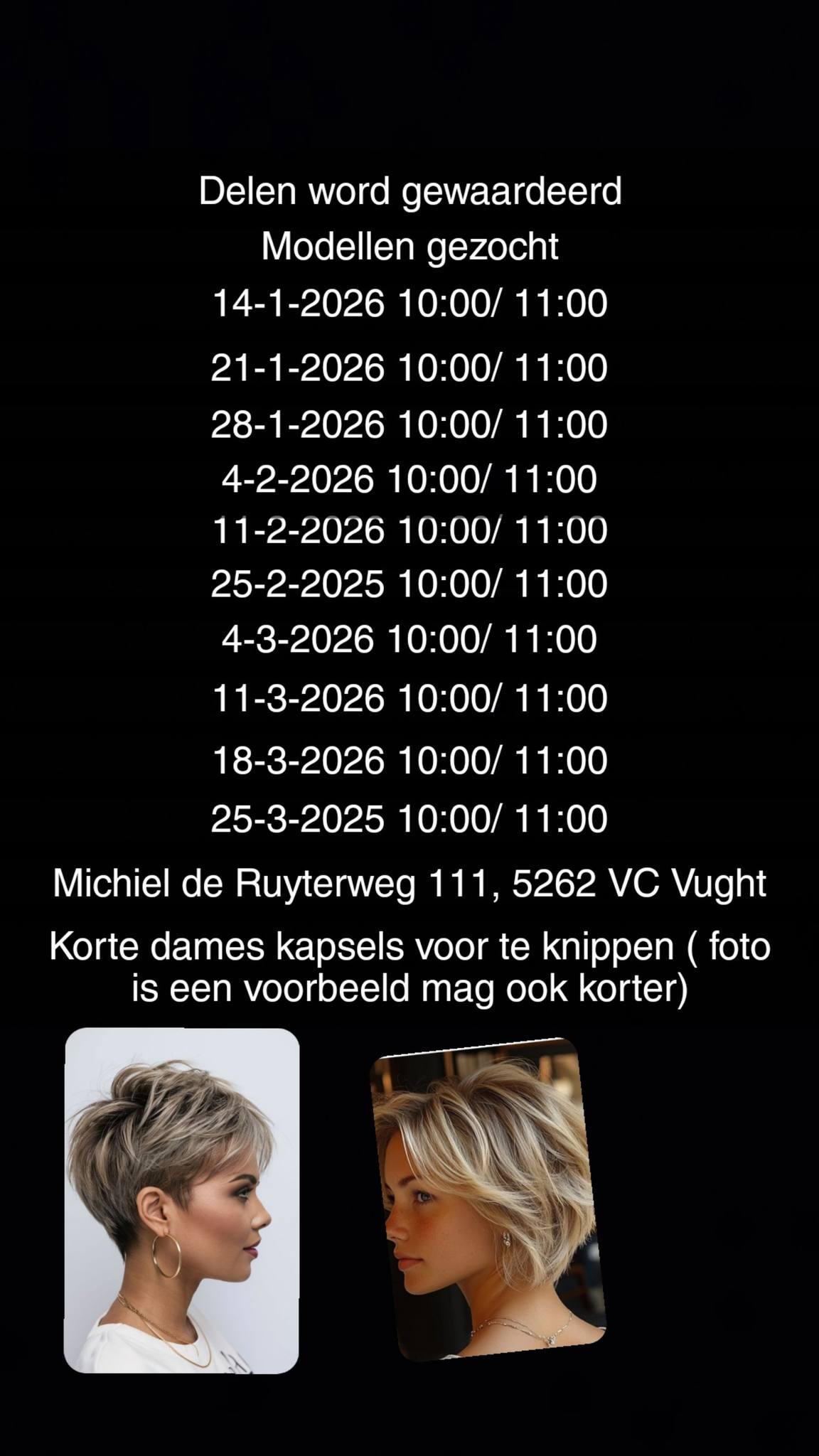Kappers modellen voor trainingen gezocht Algemeen | MODELLEN GEZOCHT ...