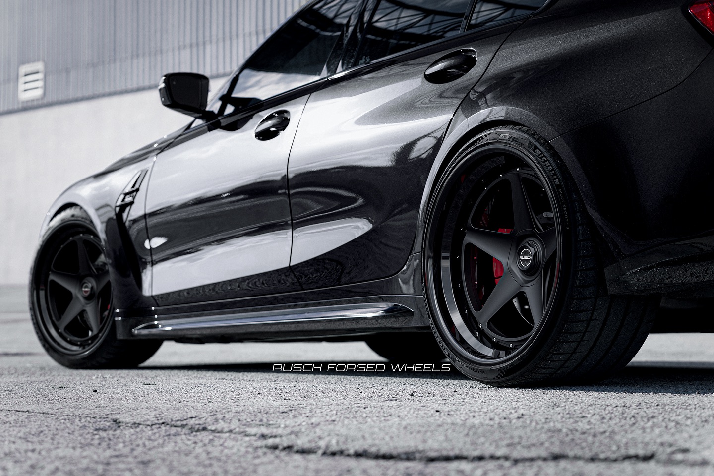 RUSCH Wheels - Black M3 with new model MS-02 Motorsport...