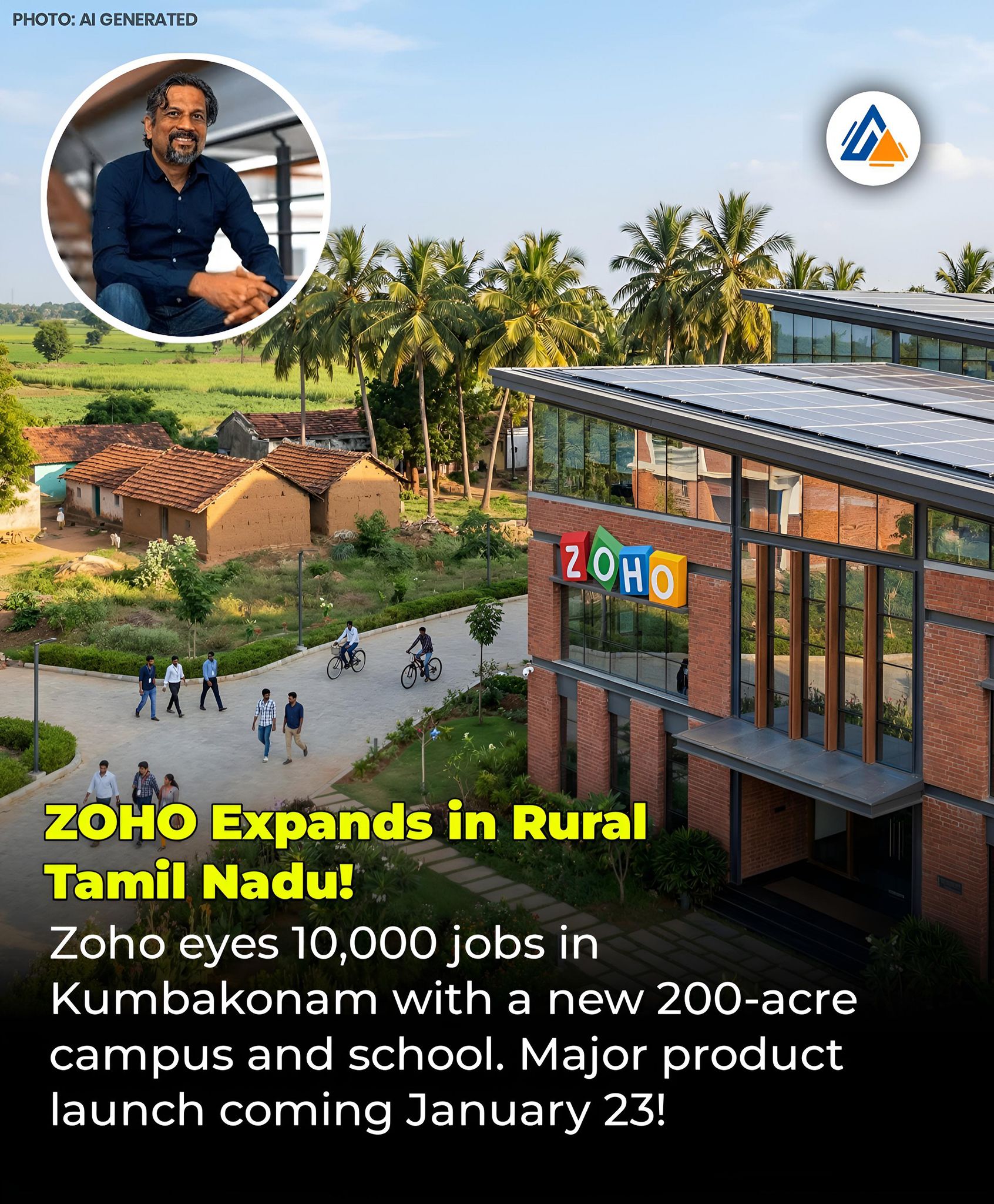 Eastlyn Hub - Zoho Plans Massive Expansion in Kumbakonam!... | Facebook