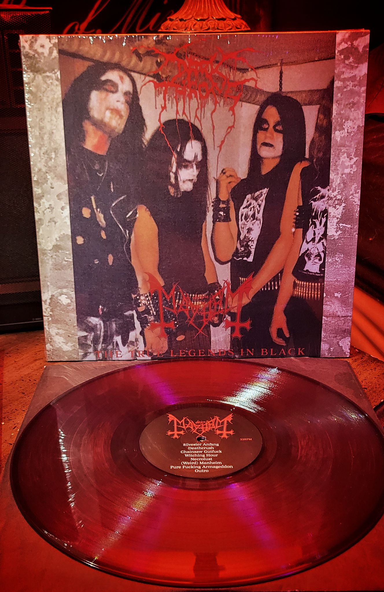 Darkthrone/Mayhem- The True Legends in Black