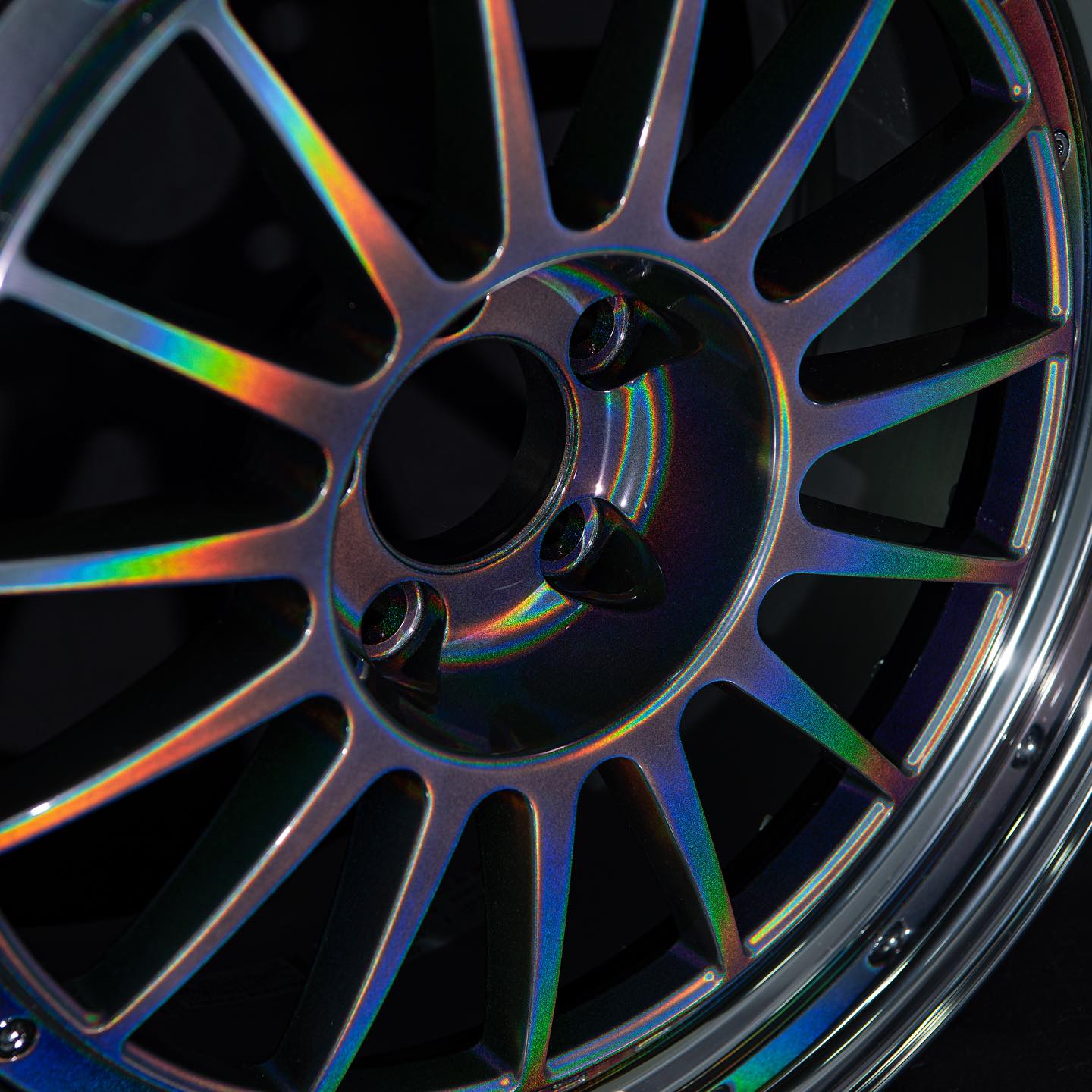 INDIVIDUAL RAINBOW PAINT SSR Professor TF1 19inch SPECTRUM SILVER
