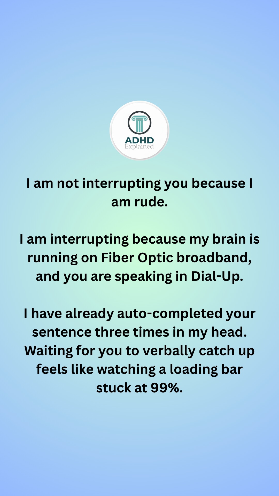 Alvin - **When My Mind Speaks Faster Than My Mouth Can Keep Up** There ...