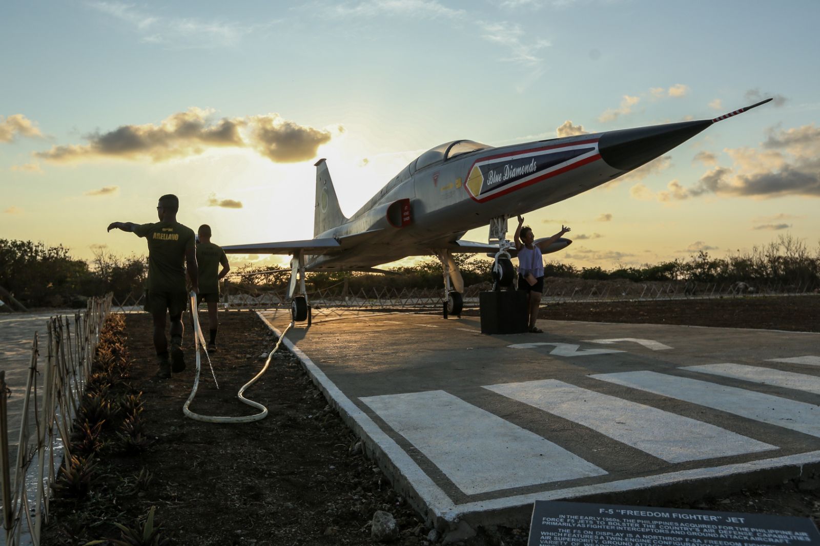 ABS-CBN - LOOK: Visitors enjoy the view as they check various military ...