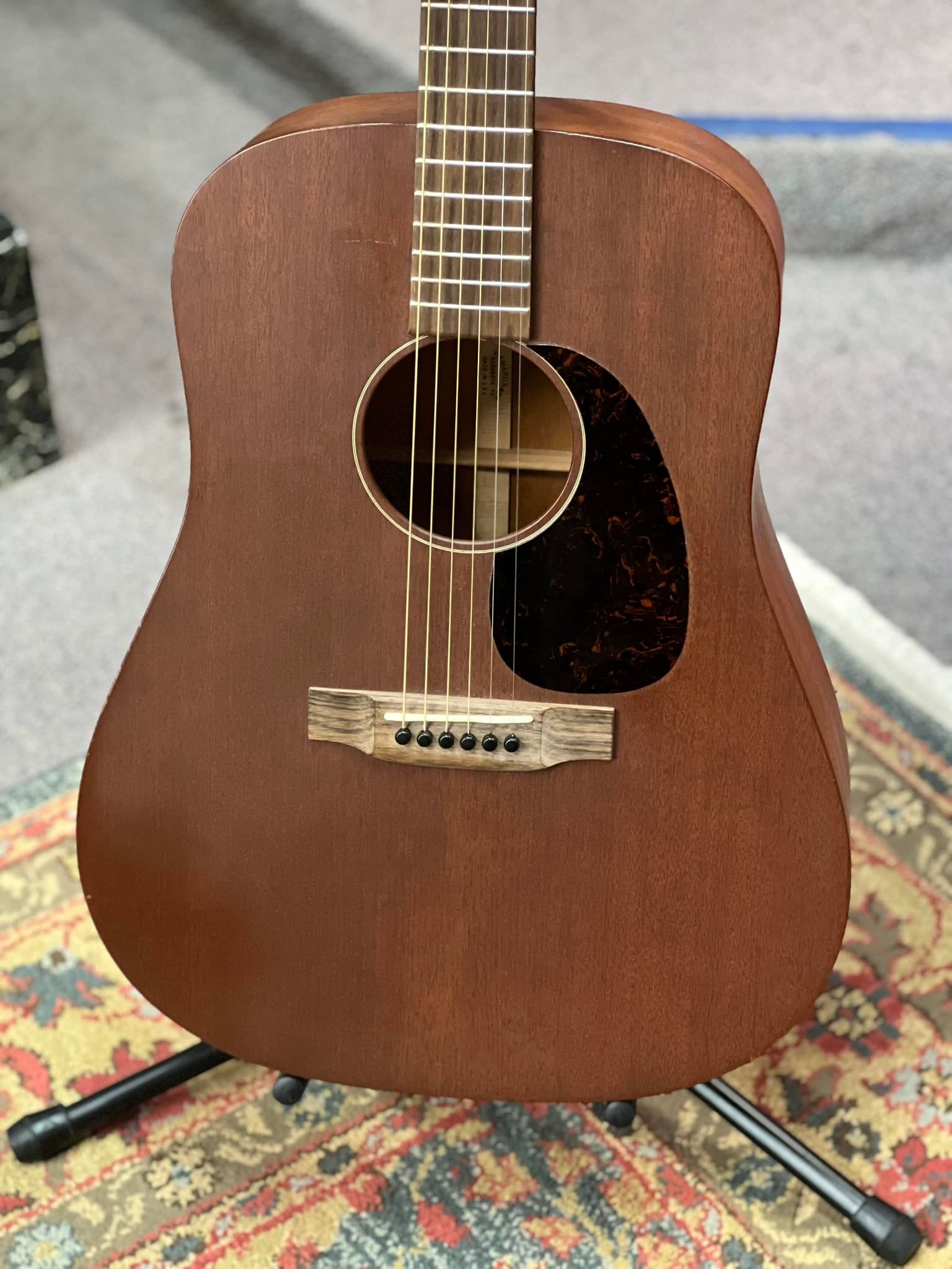 Martin D-15M should come with hard shell case