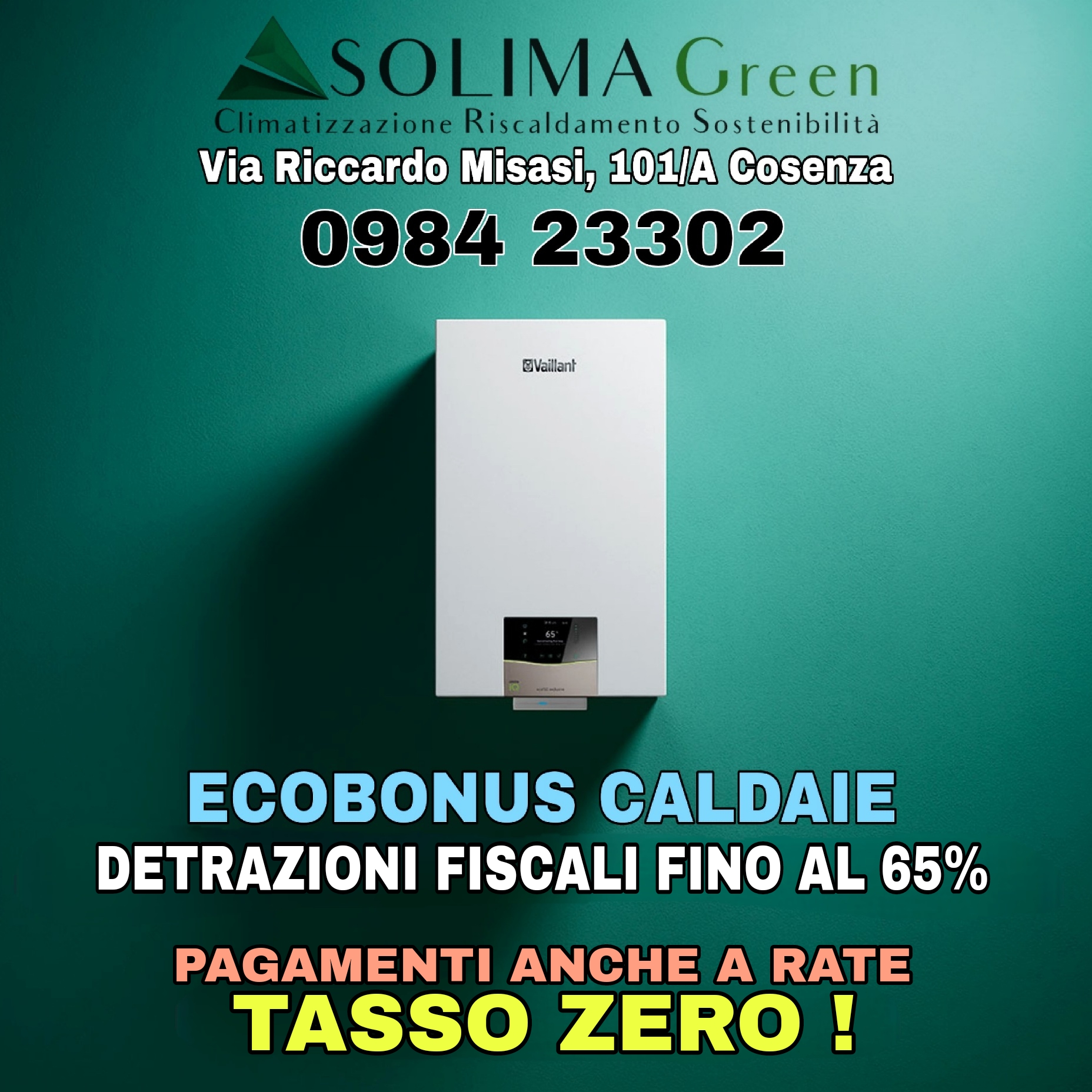 Solima Green - 🌿 Fai installare una CALDAIA a...