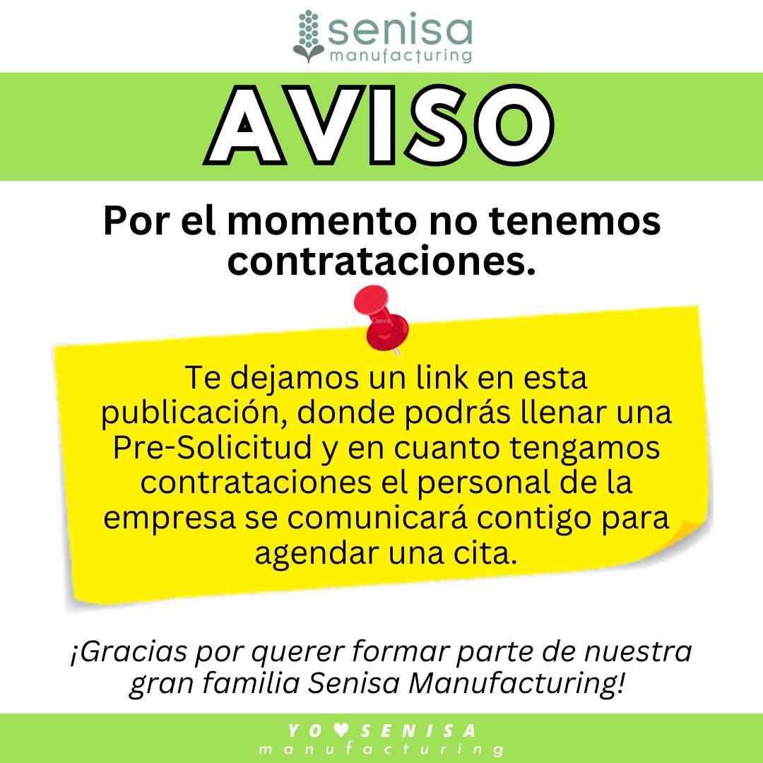 Senisa Mfg - ¡AVISO IMPORTANTE! Próximamente tendremos... | Facebook