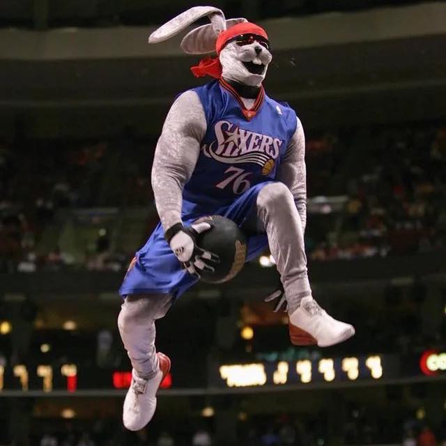 The Sixers are bringing back their old Iverson Era mascot “Hip Hop