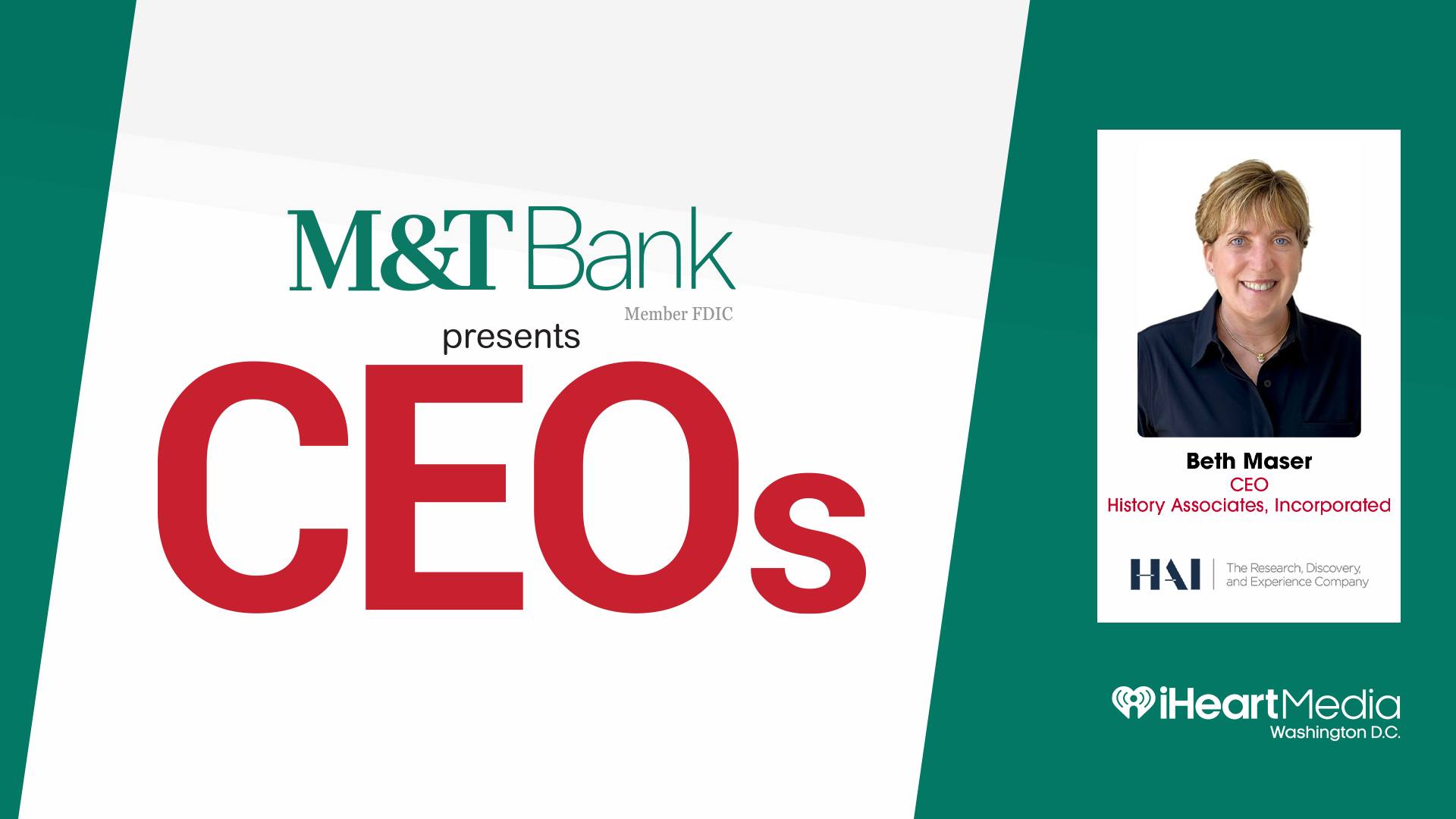 IHeartSports DC - M&T Bank presents CEOs You Should Know:... | Facebook