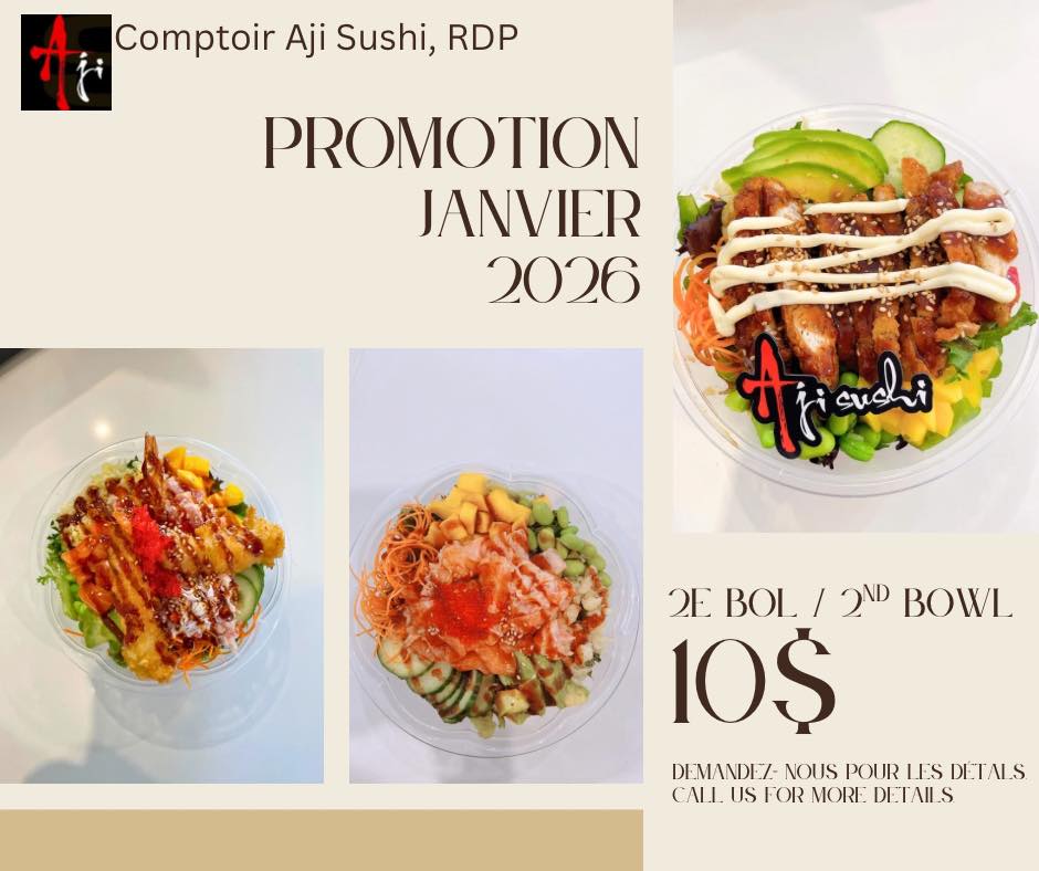 Comptoir Aji Sushi RDP | Montreal QC