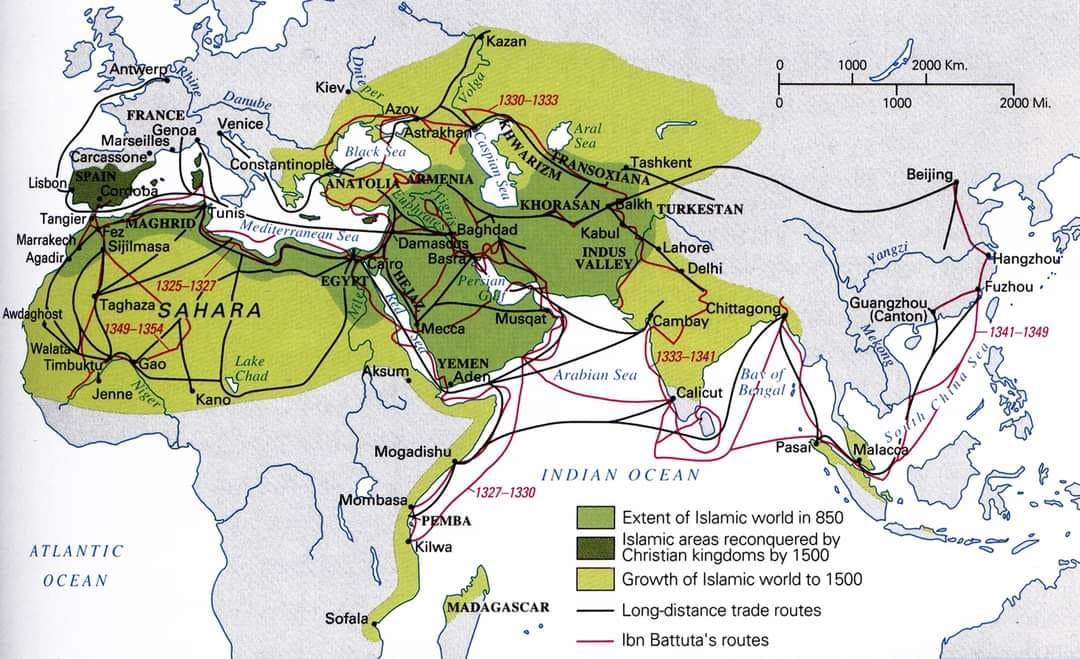 Eurasian - The Travels of Ibn Battuta 1325-1354. Ibn Battuta was a ...