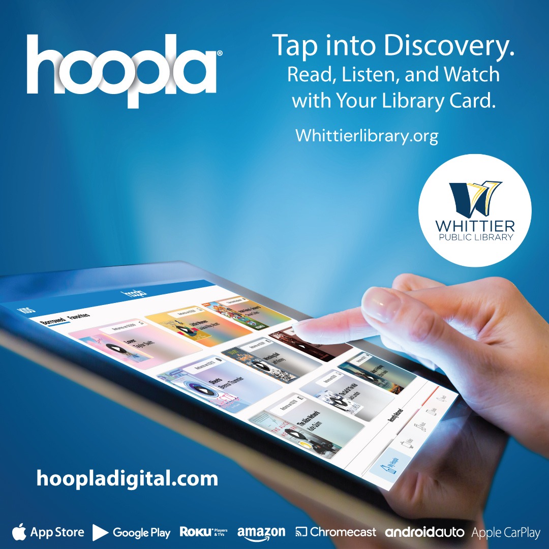 🌟 Exciting news at the Whittier... - Whittier Public Library | Facebook